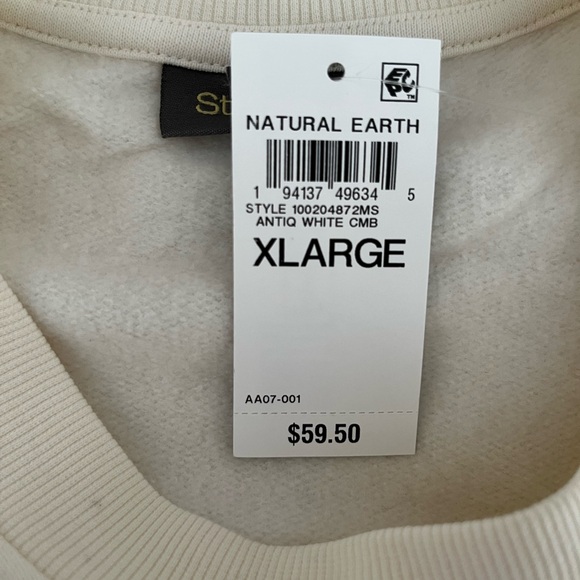 Style & Company crew neck embroidered sweatshirt - Picture 5 of 6